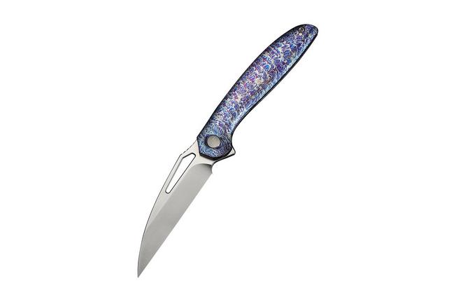 Afbeelding voor WE Knife Tiercel WE26021-4, Satin CPM MagnaCut, Flamed Titanium zakmes