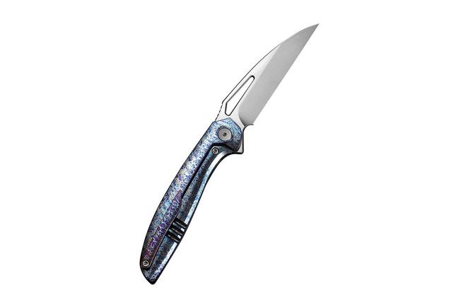 Afbeelding voor WE Knife Tiercel WE26021-4, Satin CPM MagnaCut, Flamed Titanium zakmes