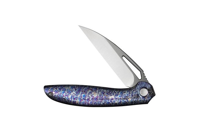 Afbeelding voor WE Knife Tiercel WE26021-4, Satin CPM MagnaCut, Flamed Titanium zakmes