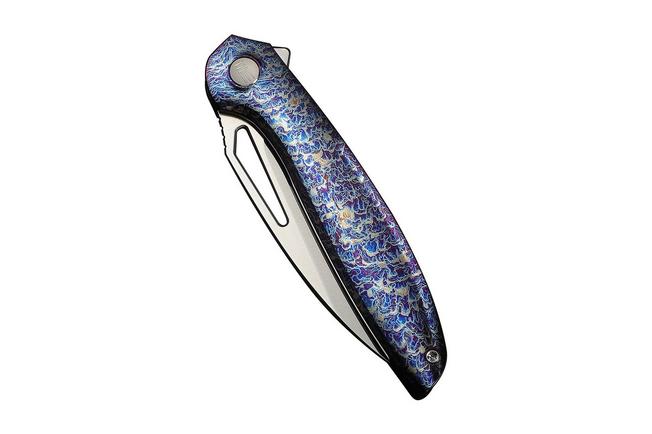 Afbeelding voor WE Knife Tiercel WE26021-4, Satin CPM MagnaCut, Flamed Titanium zakmes