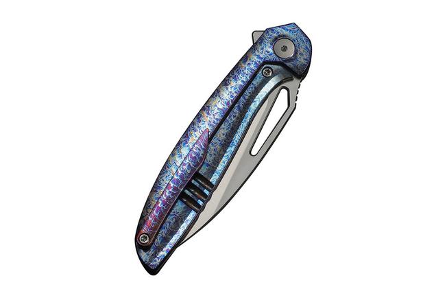 Afbeelding voor WE Knife Tiercel WE26021-4, Satin CPM MagnaCut, Flamed Titanium zakmes