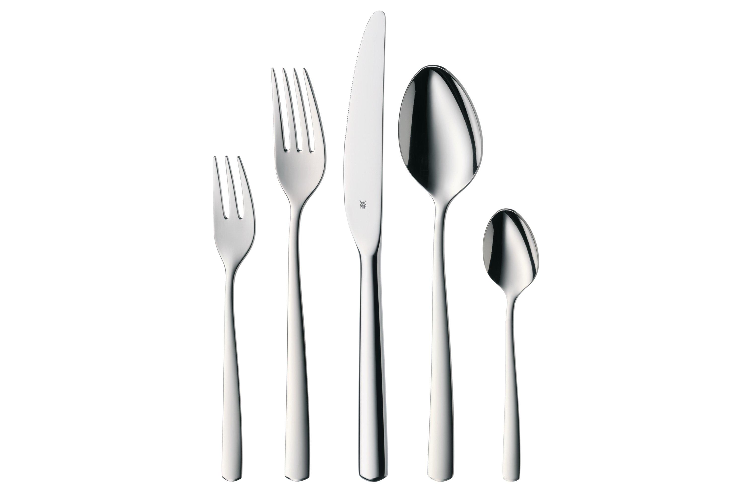 WMF Kult Cromargan Protect Bestekset voor 12 personen, zilver, 66-delig : WMF