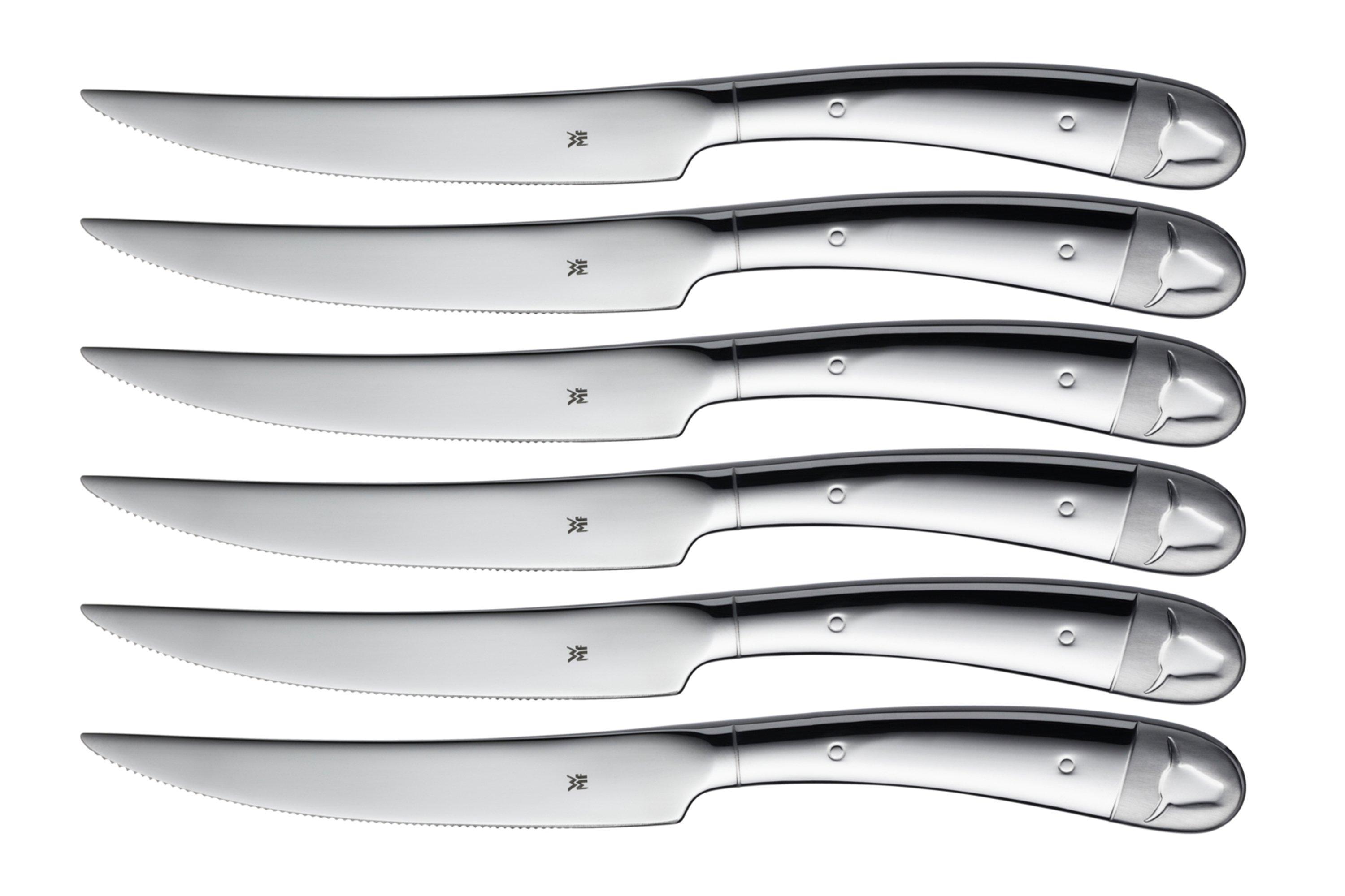 Home Basics 6 Piece Stainless Steel Steak Knife Set with All