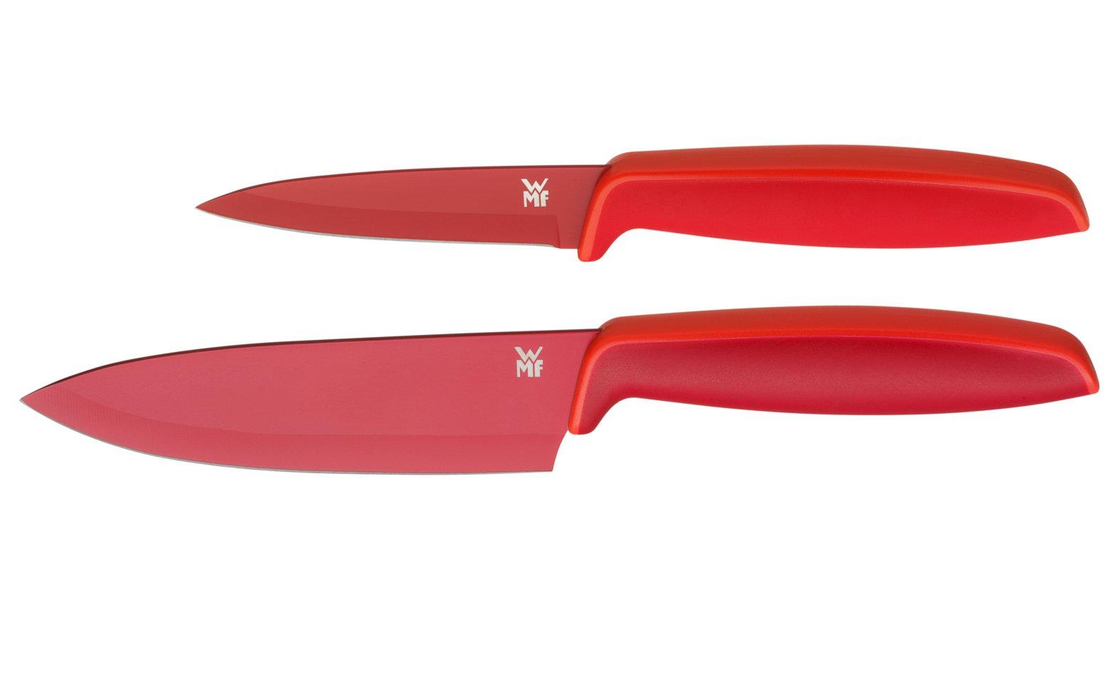 Knife set TOUCH, set of 2 pcs, red, WMF 