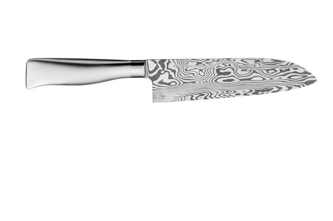 Coltello Santoku Grand Gourmet in acciaio damasco