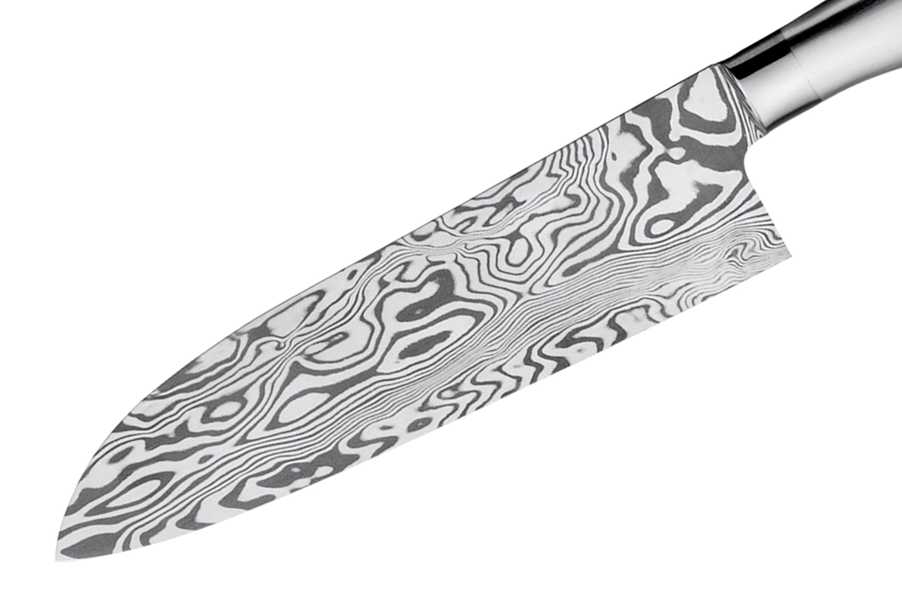 Coltello Santoku Grand Gourmet in acciaio damasco