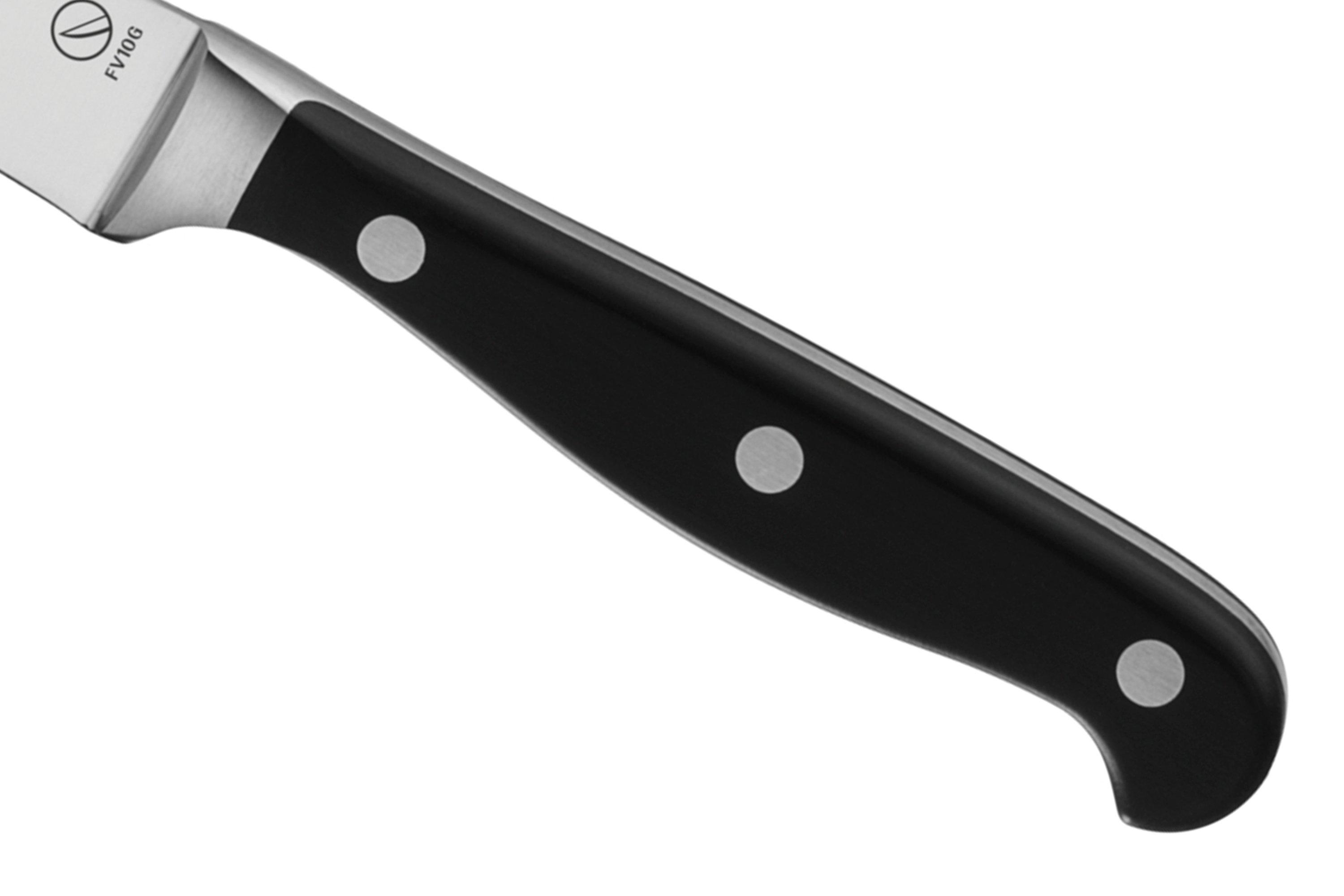 WMF Set 3 Coltelli Da Cucina Professionali, Edizione Chef, Acciaio Inossidabile Cromargan®, Tecnologia Performance Cut, Lama Forgiata A Mano