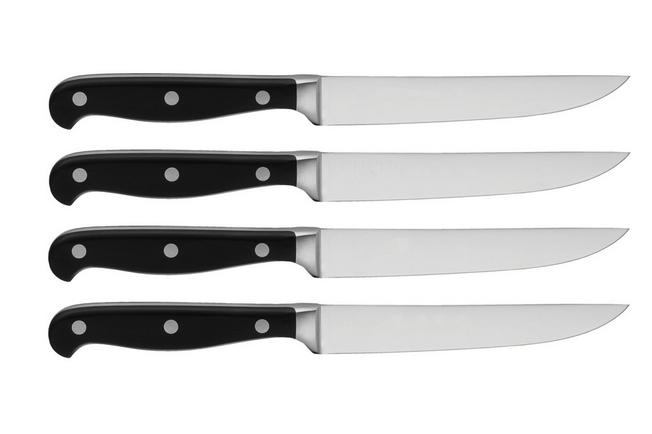 4 Serrated Dinner Steak Knives – DueCigni Cutlery