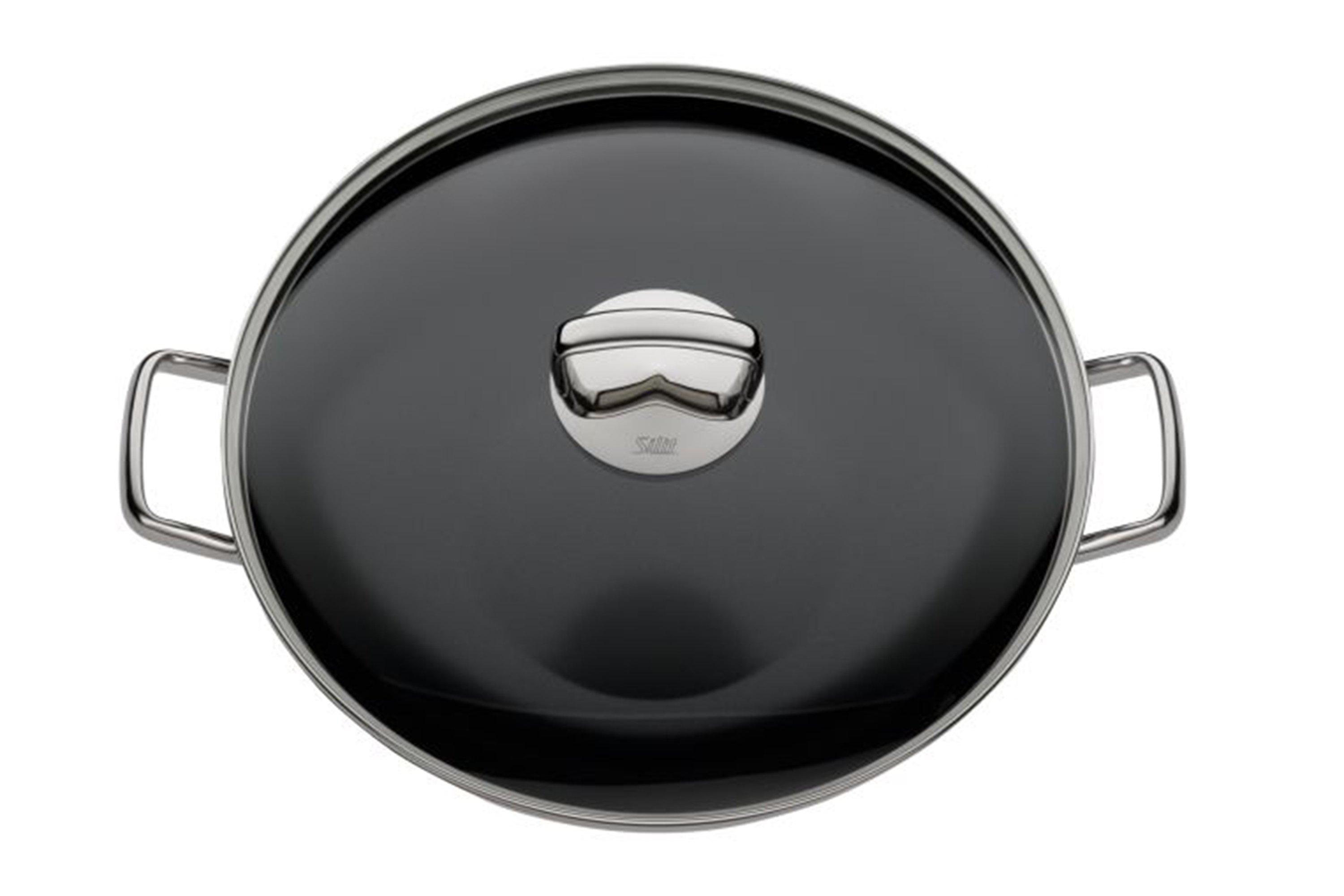 Wok con Tapa Cristal 30 cm Hierro Fundido - Staub