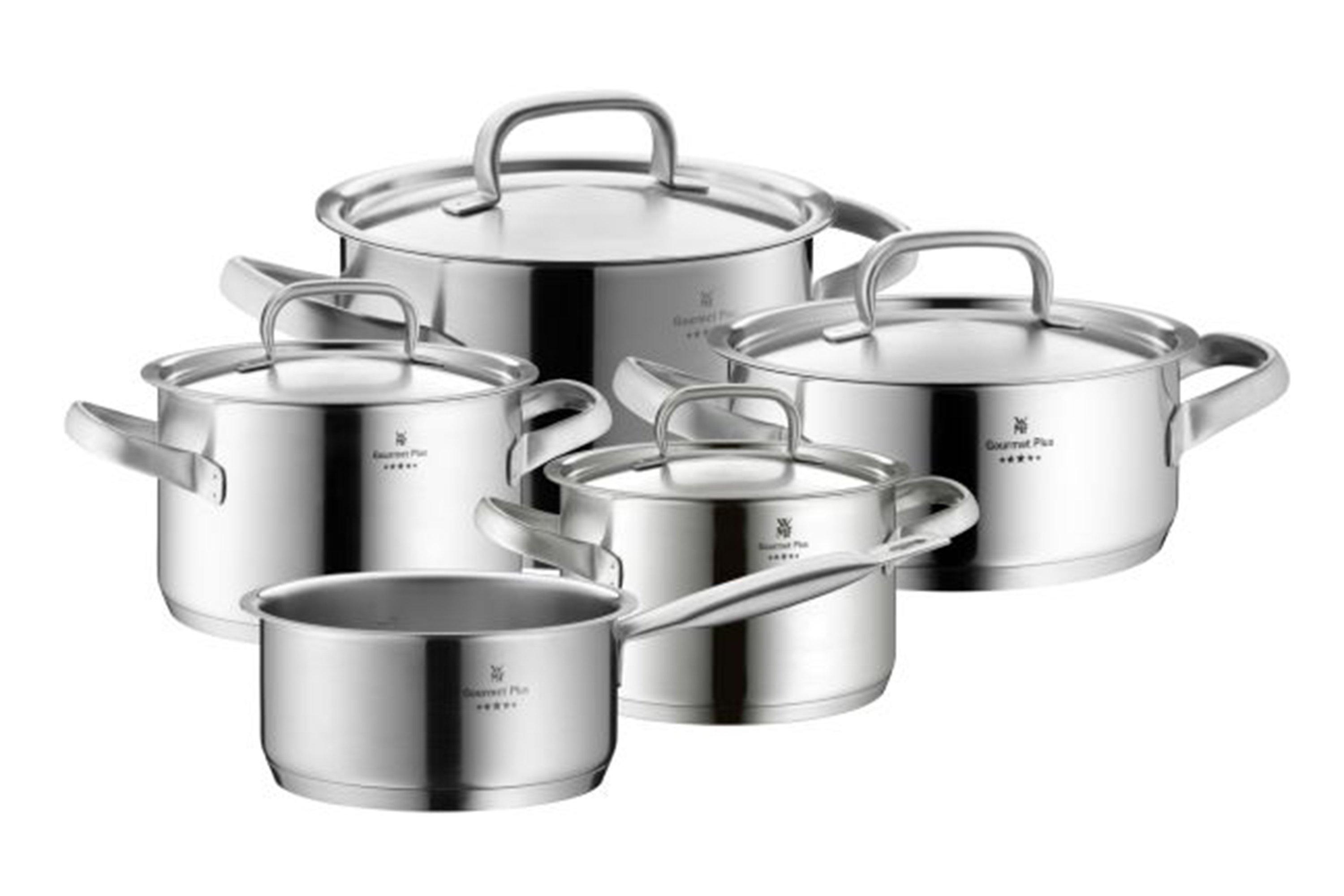 Verlating Bloesem metgezel WMF Gourmet Plus 0720556030 5-piece pan set | Advantageously shopping at  Knivesandtools.com