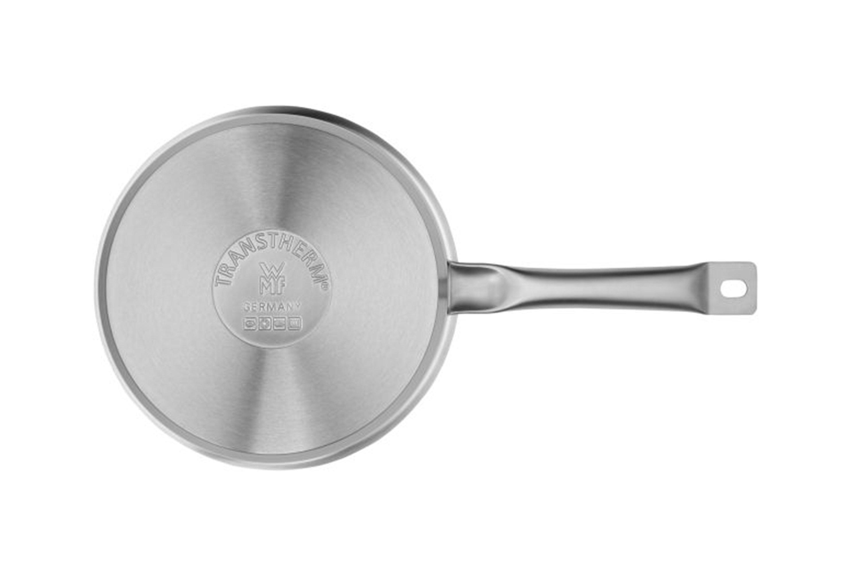 WMF sauspan 16 cm ca. 1,4l Gourmet Plus Binnenschaal dampgat Made in Germany metalen deksel Cromargan roestvrij staal geschikt voor alle kookplaten inclusief inductie vaatwasmachinebestendig