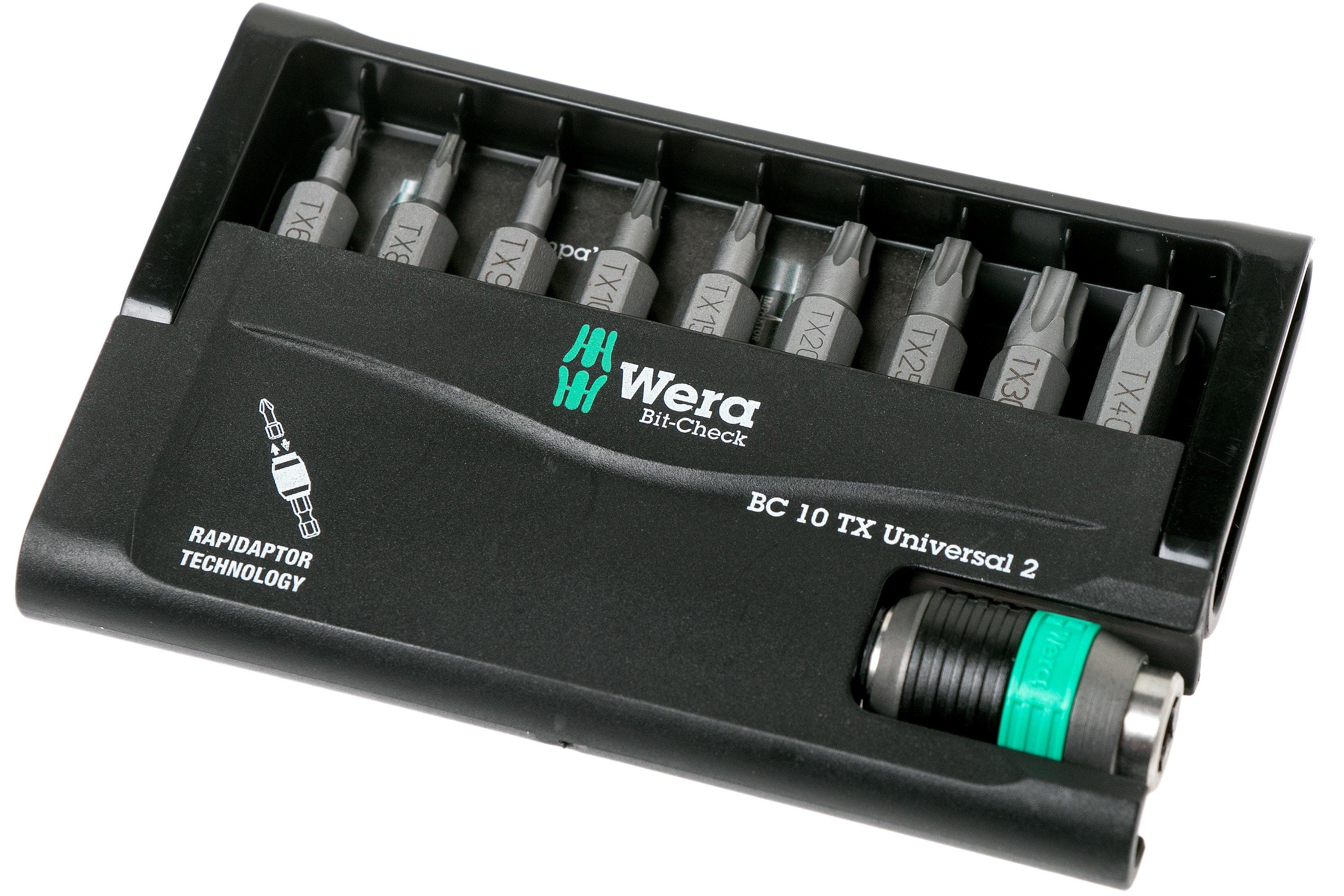 Wera Kraftform Micro, coffret de tournevis 6 pièces avec rack, 5118150001