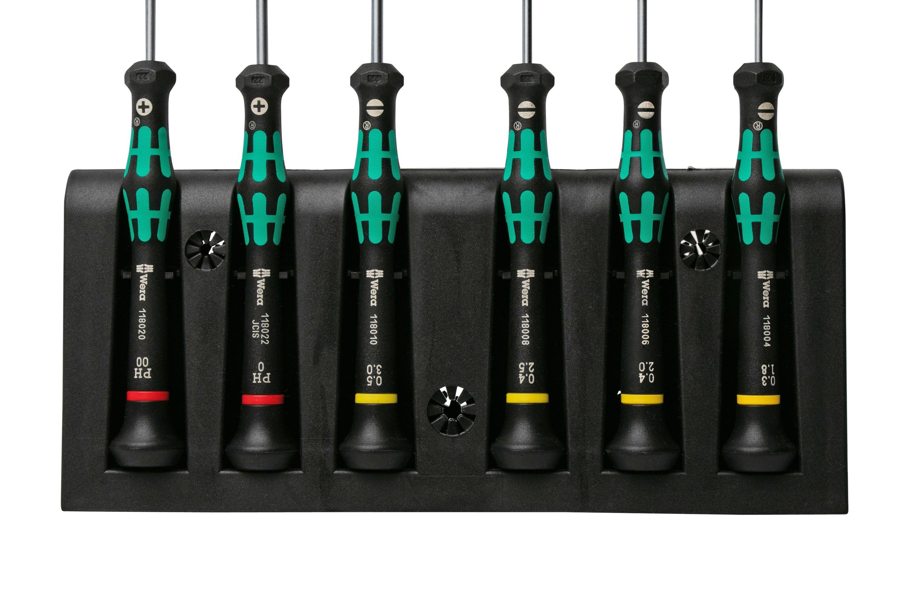 Wera Kraftform Micro 6-piece screwdriver set with holder, 5118150001