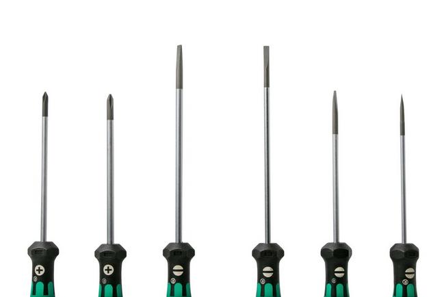 Wera Kraftform Micro, coffret de tournevis 6 pièces avec rack