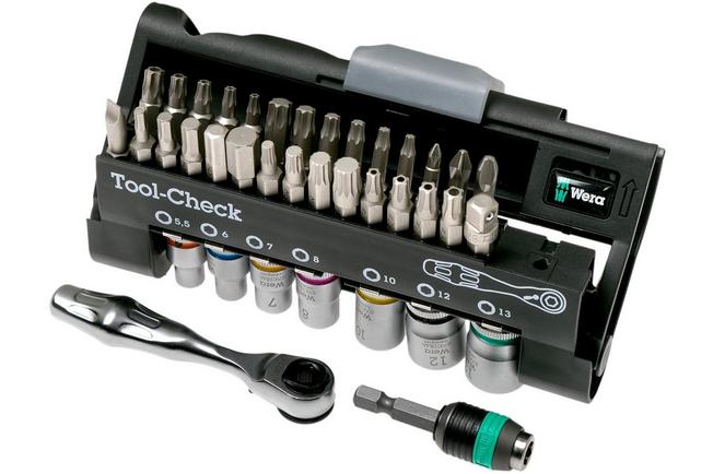 Wera Tool-Check automotive 1 bit- and cap set metric, 5200995001