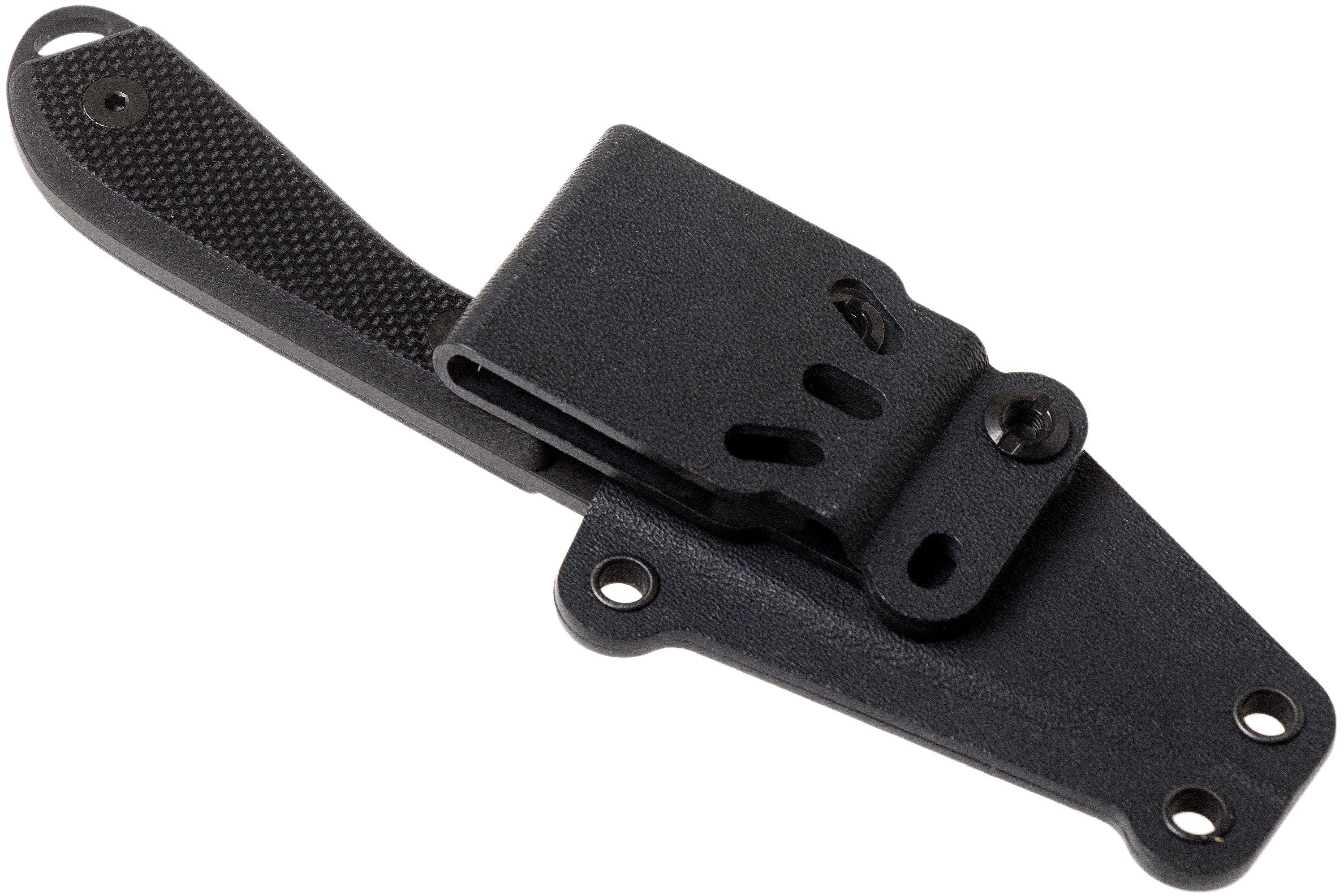 White River Knives M1 Backpacker Pro Black G10, Black Ionbond fixed