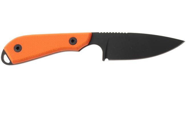 Afbeelding voor White River Knives M1 Backpacker Pro Orange G10, Black Ionbond vaststaand mes, Kydex schede