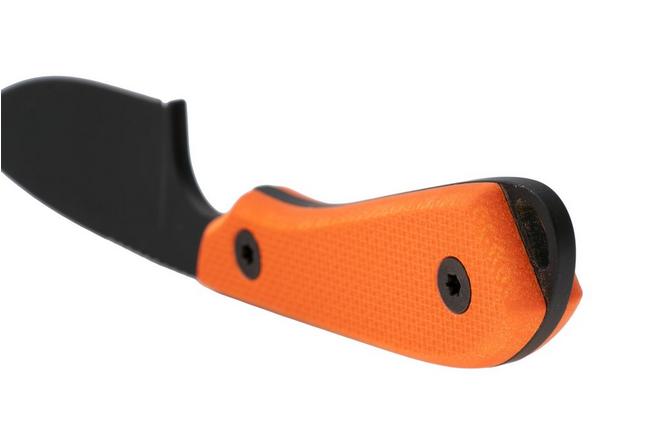 Afbeelding voor White River Knives M1 Backpacker Pro Orange G10, Black Ionbond vaststaand mes, Kydex schede