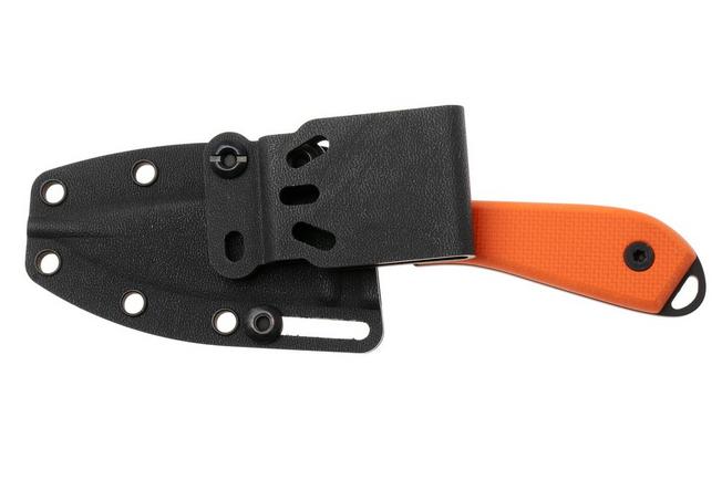 Afbeelding voor White River Knives M1 Backpacker Pro Orange G10, Black Ionbond vaststaand mes, Kydex schede