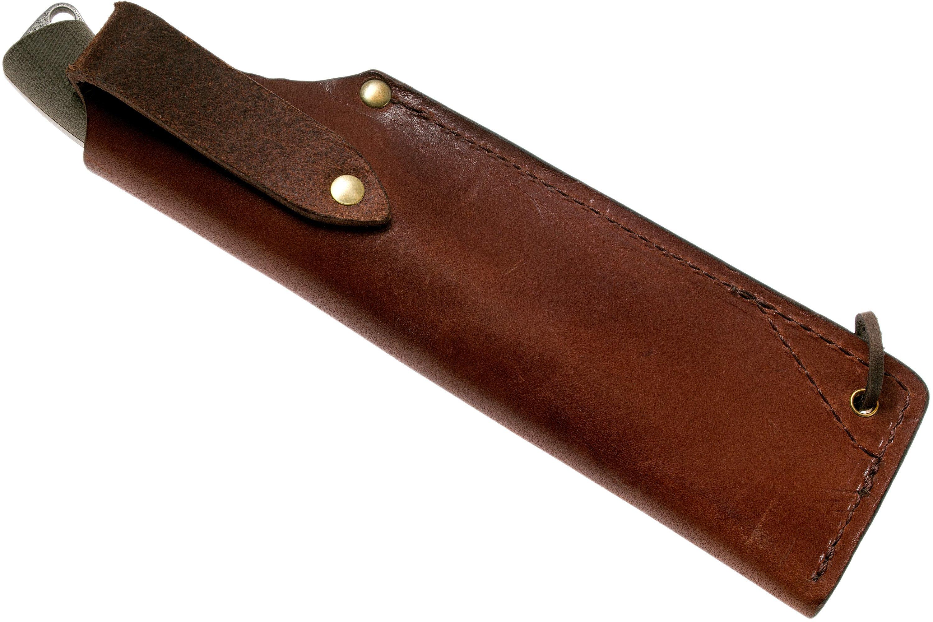 White River Knives Camp Cleaver Natural Canvas Micarta kampeermes