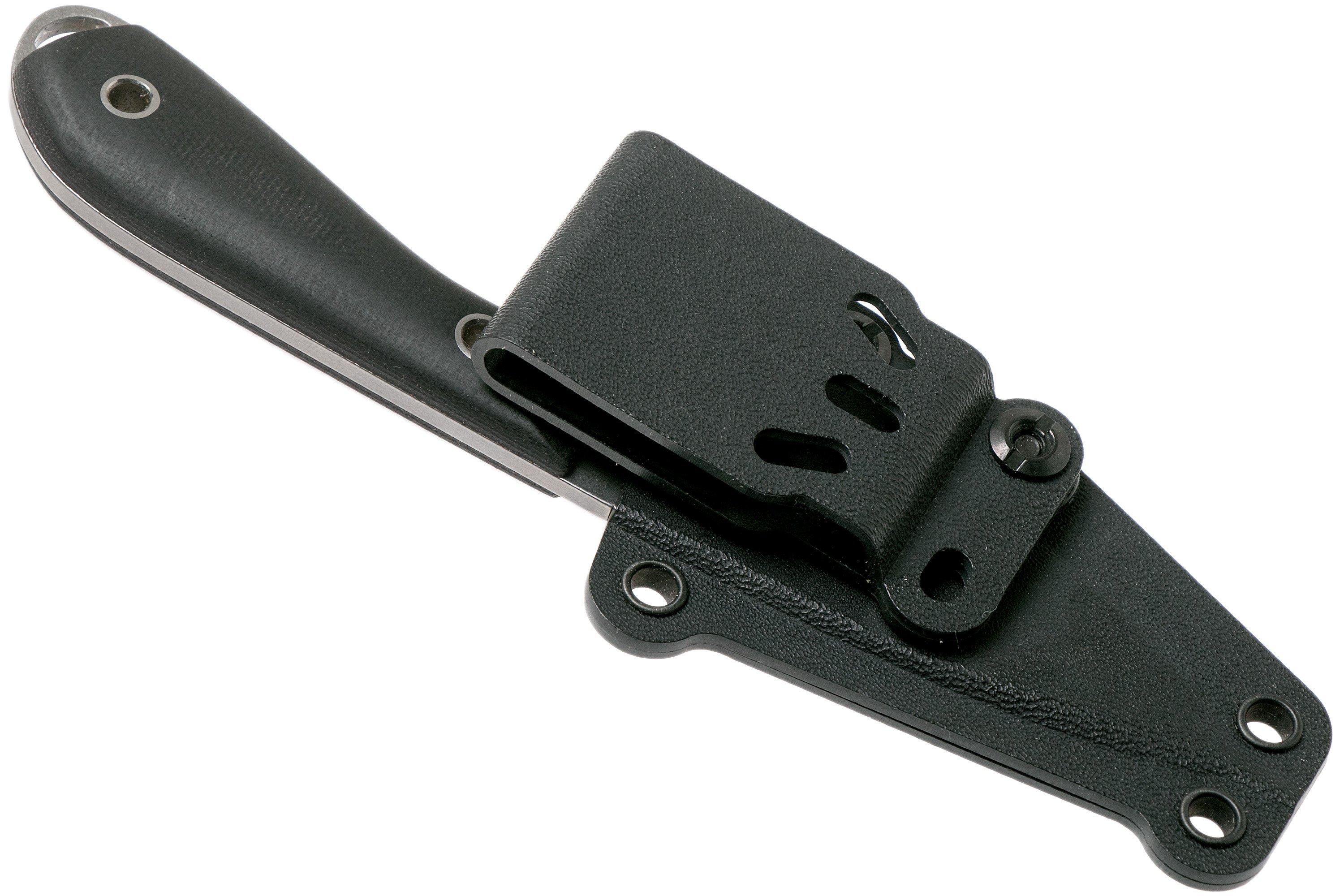 White River knives M1 Caper, Black Canvas Micarta handle