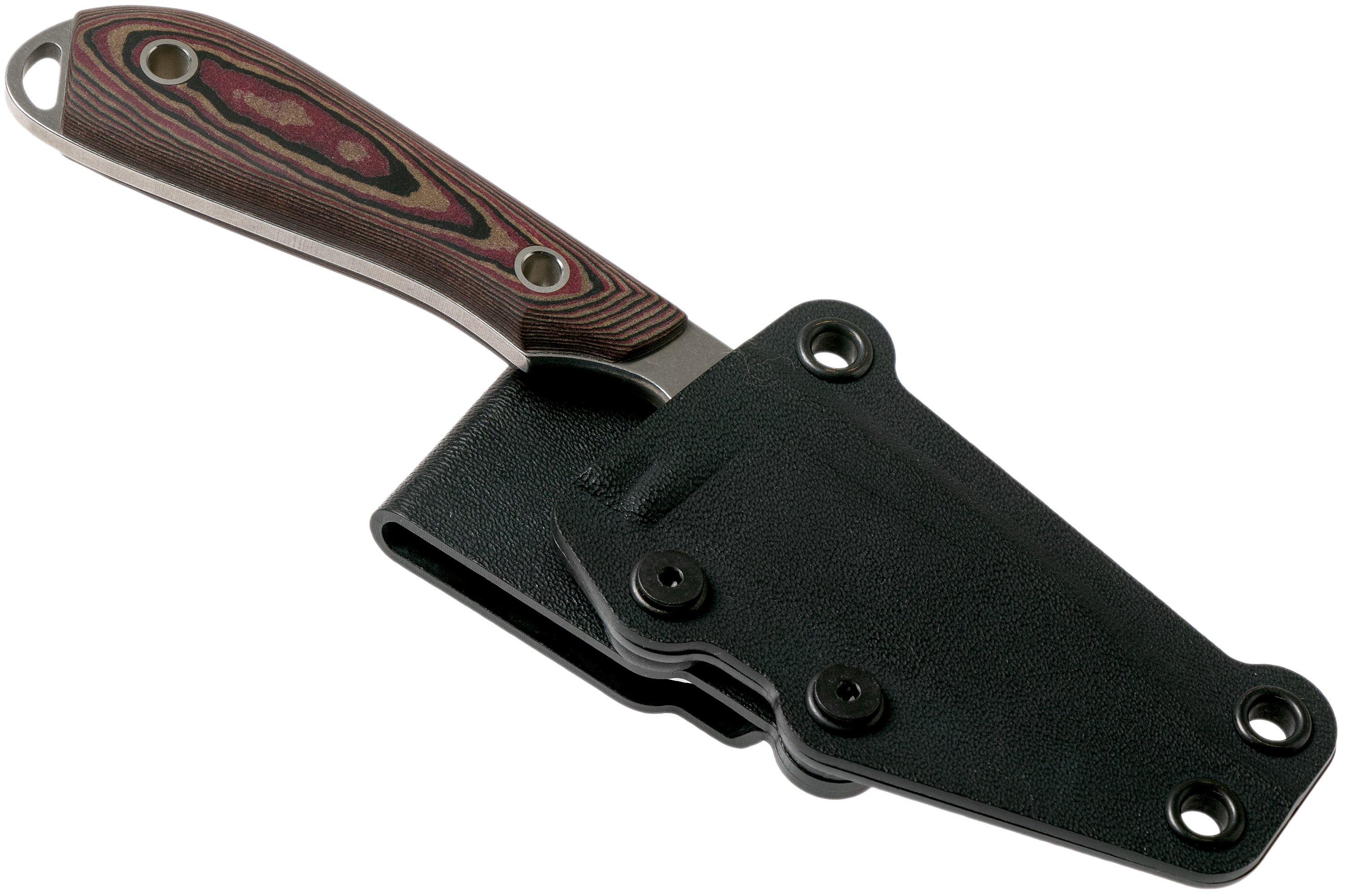 White River Knives M1 Caper Richlite fixed knife, Kydex sheath