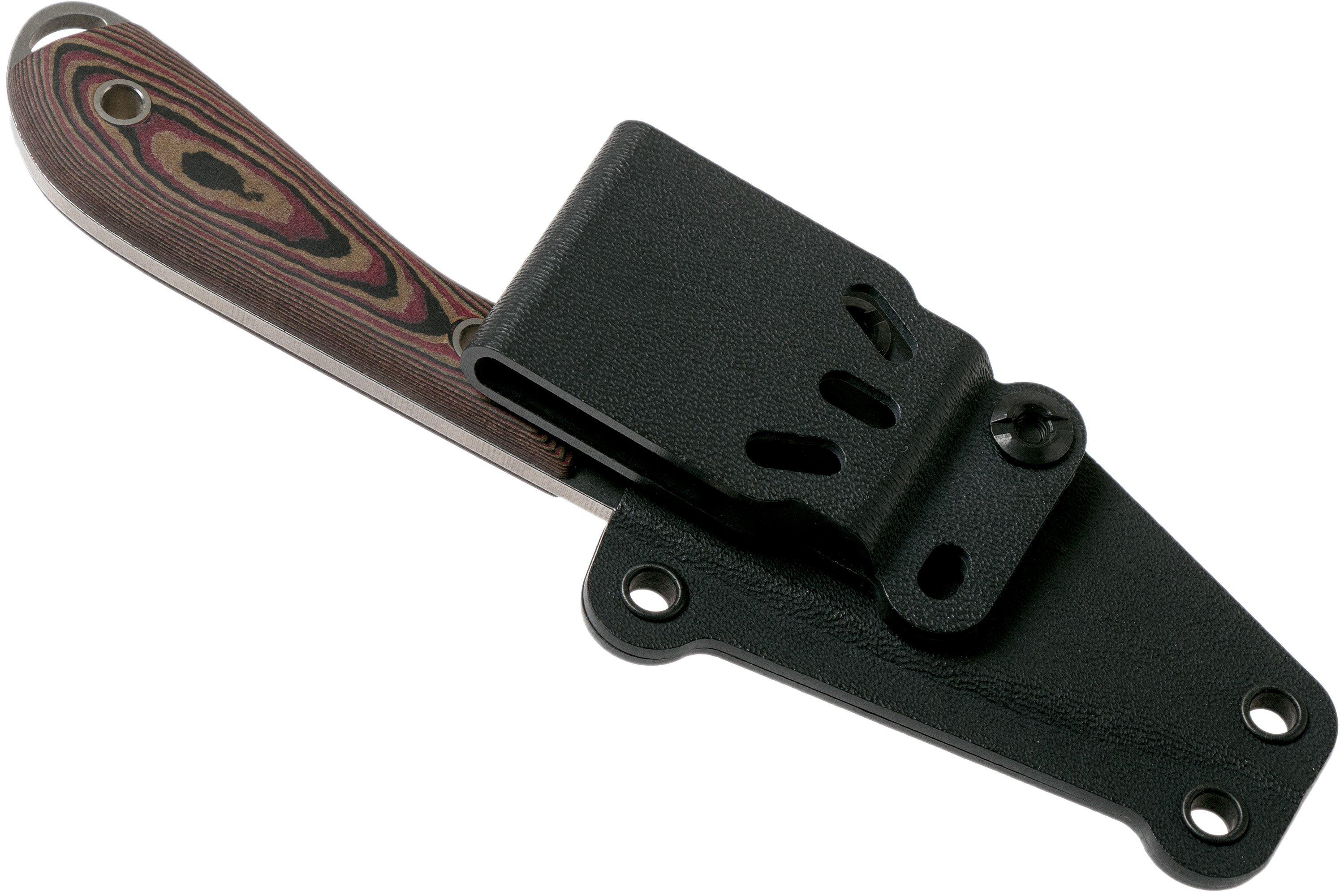 White River Knives M1 Caper Richlite fixed knife, Kydex sheath