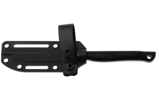 Image for White River Exodus 3, Black Canvas Micarta, Kydex sheath, fixed knife