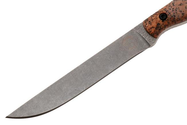 Afbeelding voor White River Knives GripXodus 3 WREX3-CM Stonewashed S35VN, Copper Metallic GripX, vaststaand mes