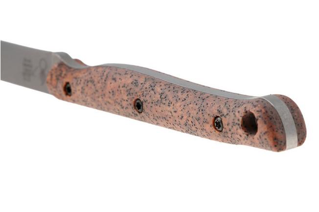 Afbeelding voor White River Knives GripXodus 3 WREX3-CM Stonewashed S35VN, Copper Metallic GripX, vaststaand mes