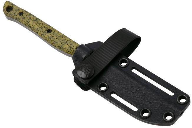 Afbeelding voor White River Knives GripXodus 3 WREX3-CY Stonewashed S35VN, Classic Yellow GripX, vaststaand mes