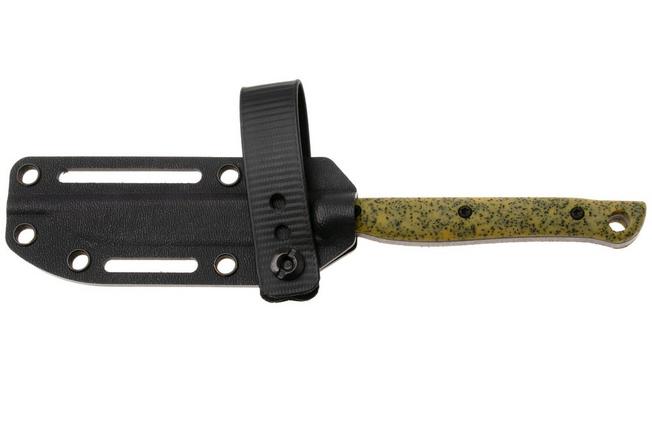 Afbeelding voor White River Knives GripXodus 3 WREX3-CY Stonewashed S35VN, Classic Yellow GripX, vaststaand mes