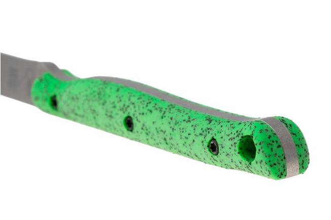 Afbeelding voor White River Knives GripXodus 3 WREX3-FG Stonewashed S35VN, Fluorescent Green GripX, vaststaand mes