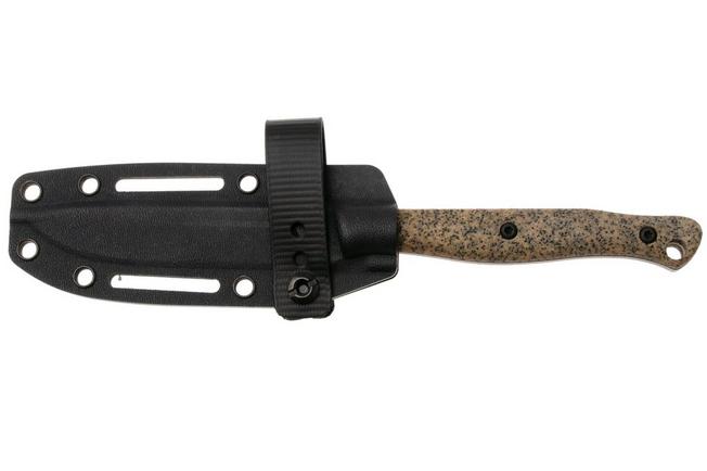 Afbeelding voor White River Knives GripXodus 4 WREX4-BM Stonewashed S35VN, Brass Metallic GripX, vaststaand mes