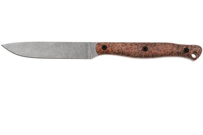 Afbeelding voor White River Knives GripXodus 4 WREX4-CM Stonewashed S35VN, Copper Metallic GripX, vaststaand mes