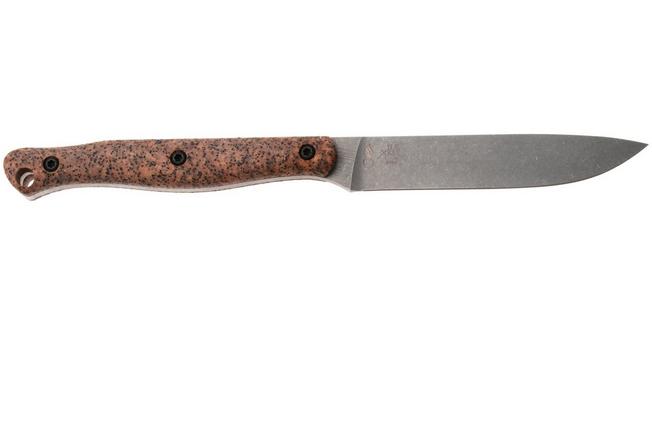 Afbeelding voor White River Knives GripXodus 4 WREX4-CM Stonewashed S35VN, Copper Metallic GripX, vaststaand mes