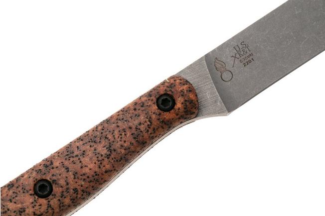 Afbeelding voor White River Knives GripXodus 4 WREX4-CM Stonewashed S35VN, Copper Metallic GripX, vaststaand mes