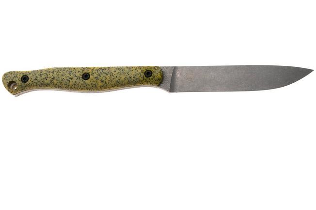 Afbeelding voor White River Knives GripXodus 4 WREX4-CY Stonewashed S35VN, Classic Yellow GripX, vaststaand mes