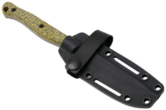 Afbeelding voor White River Knives GripXodus 4 WREX4-CY Stonewashed S35VN, Classic Yellow GripX, vaststaand mes