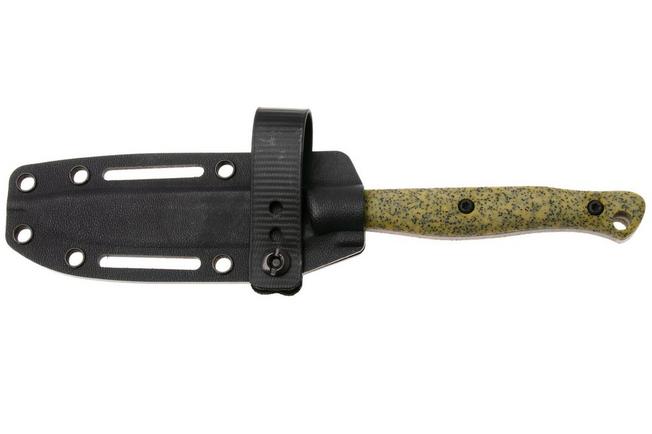 Afbeelding voor White River Knives GripXodus 4 WREX4-CY Stonewashed S35VN, Classic Yellow GripX, vaststaand mes