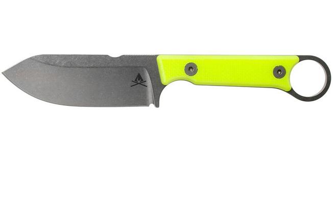 White River Knives FC3.5 Pro Firecraft coltello da sopravvivenza Yellow  G10, Fodero in Kydex con acciarino