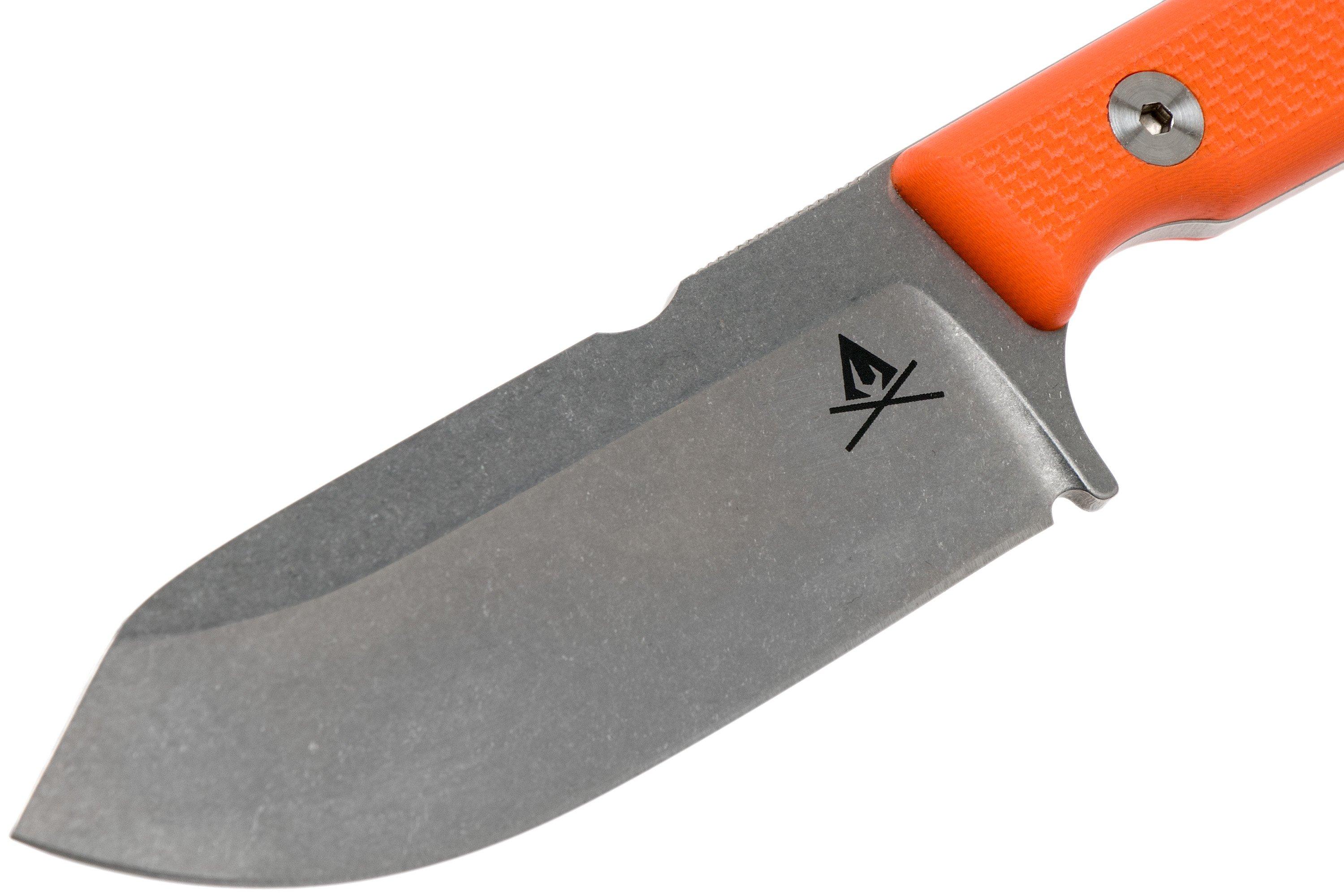 White River Knives FC3.5 Pro Firecraft survival knife Orange G10, Kydex