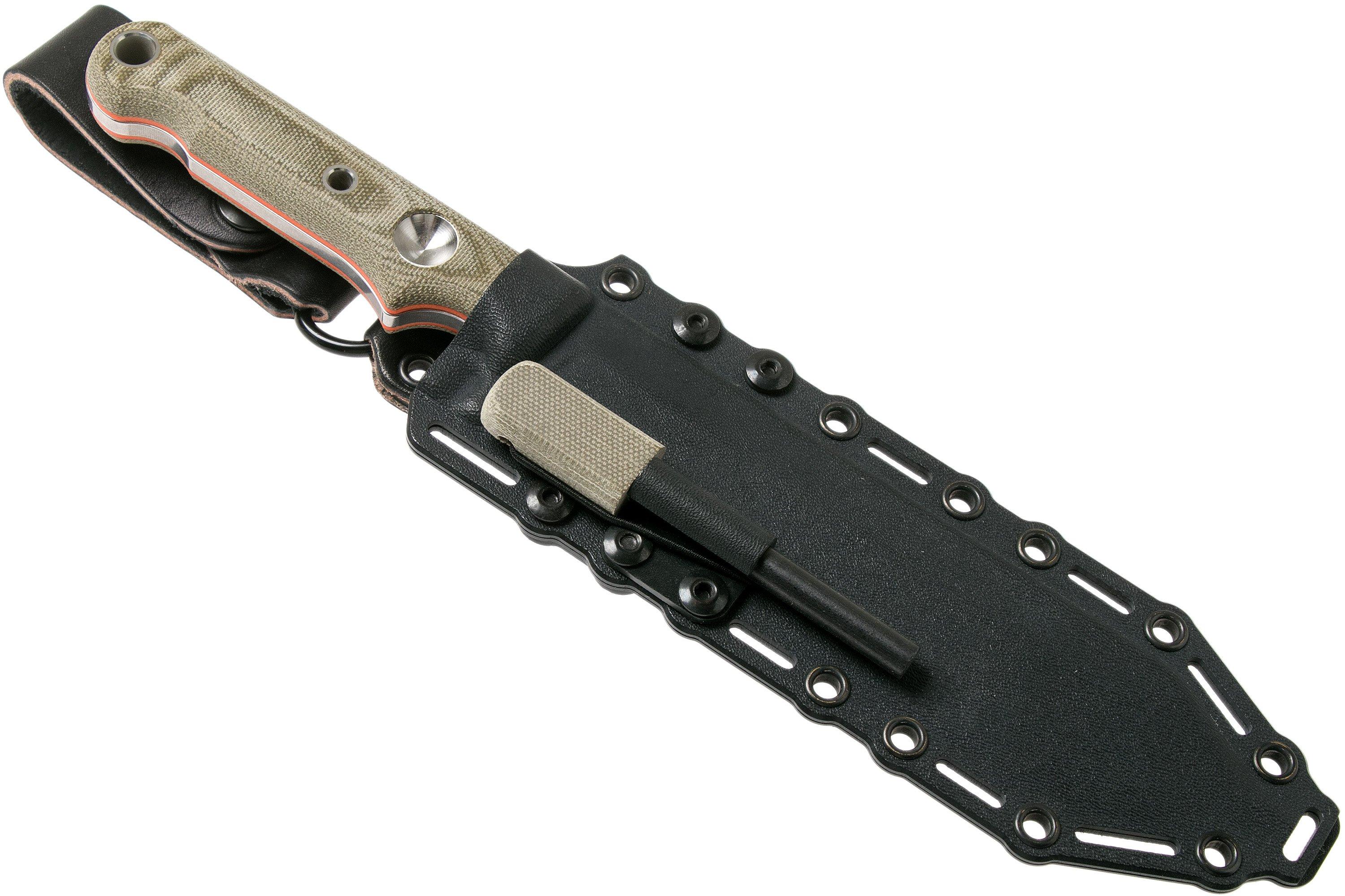 White River Knives FC7 Firecraft survival knife, Kydex sheath with