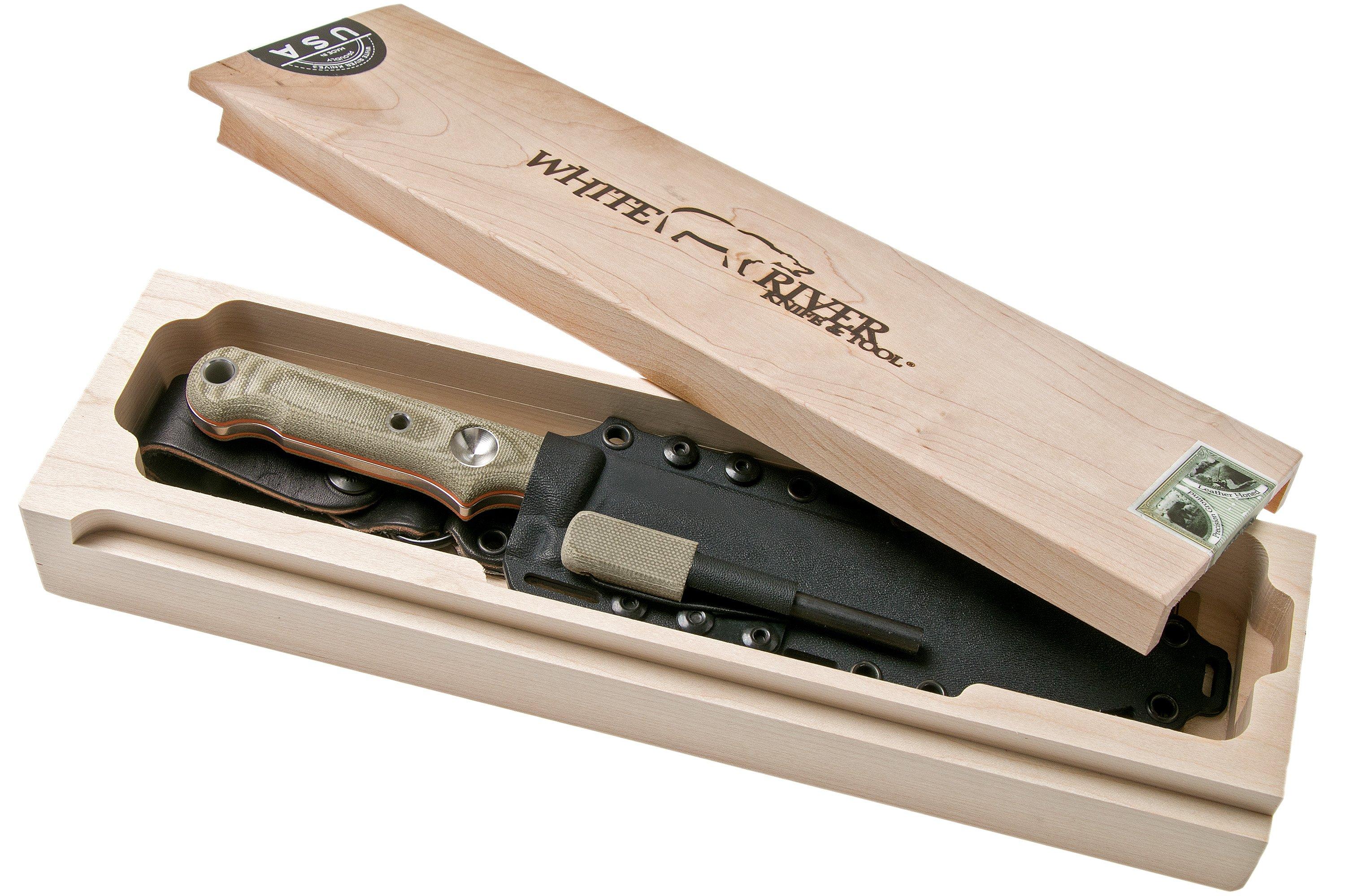 White River Knives FC7 Firecraft coltello da sopravvivenza, fodero