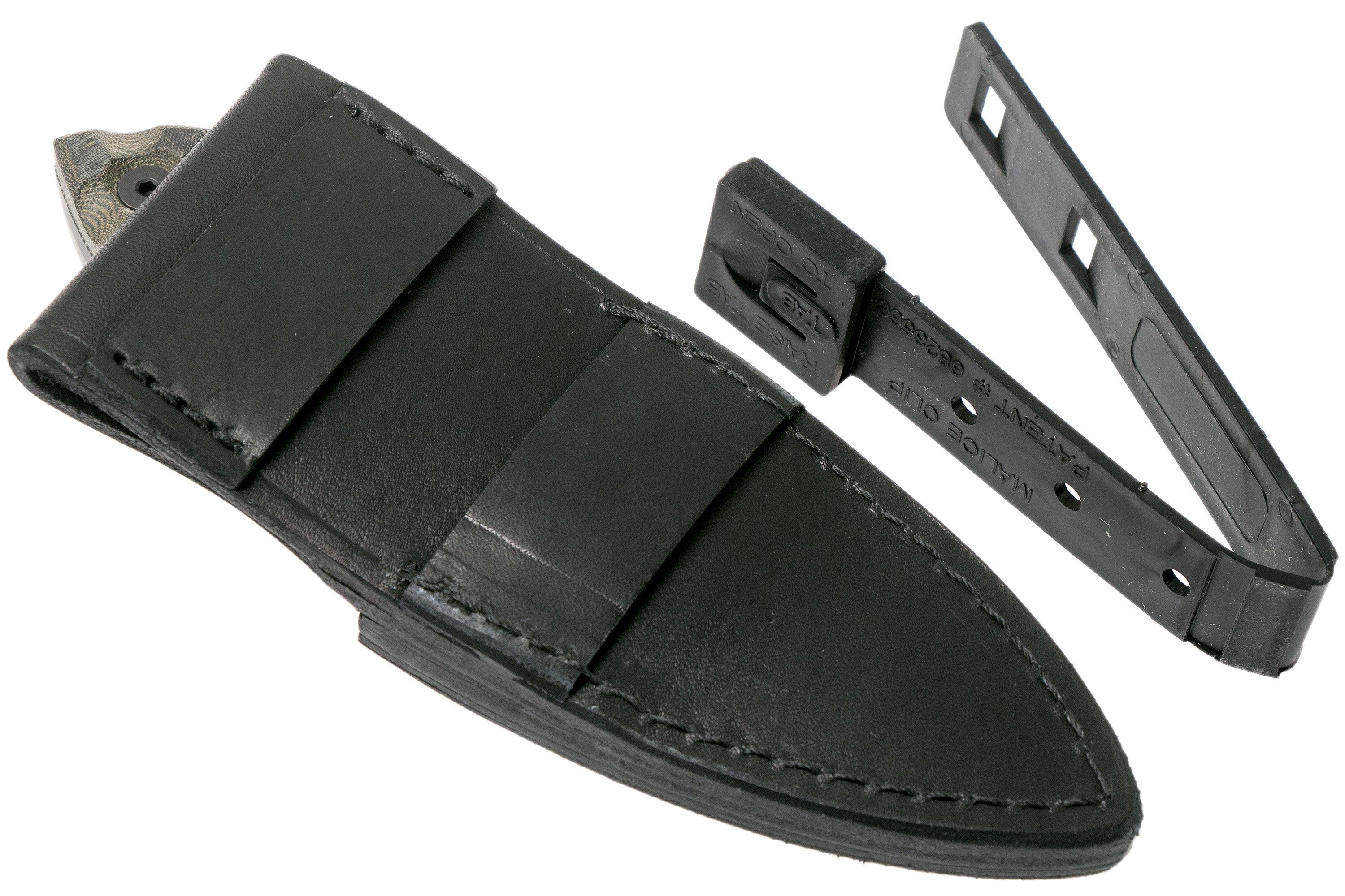 White River Knives GTI 3 Black & OD Green Canvas Micarta, Justin