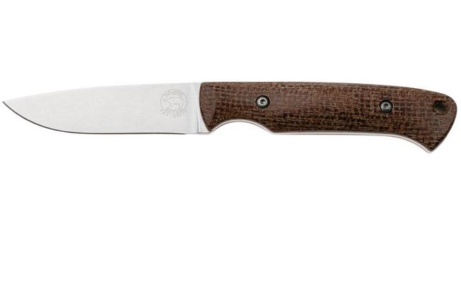 Imagen para White River Knives Hunter Natural Burlap Micarta cuchillo de caza, Owen Baker Jr. design