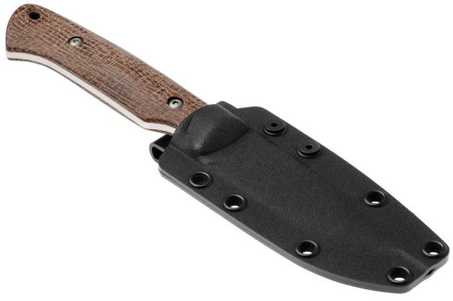 Imagen para White River Knives Hunter Natural Burlap Micarta cuchillo de caza, Owen Baker Jr. design