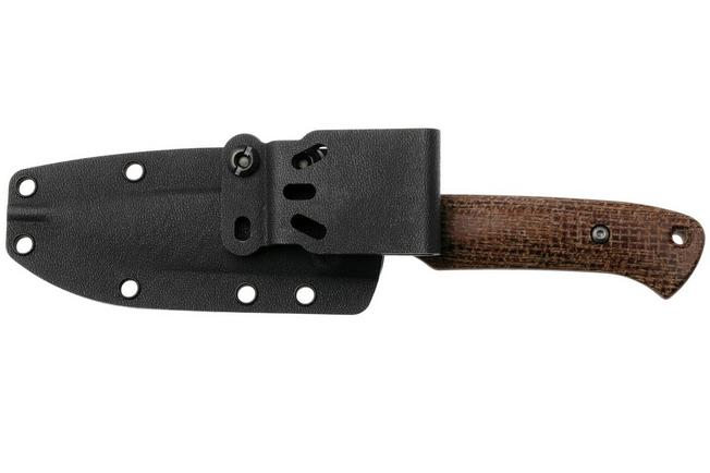 Imagen para White River Knives Hunter Natural Burlap Micarta cuchillo de caza, Owen Baker Jr. design