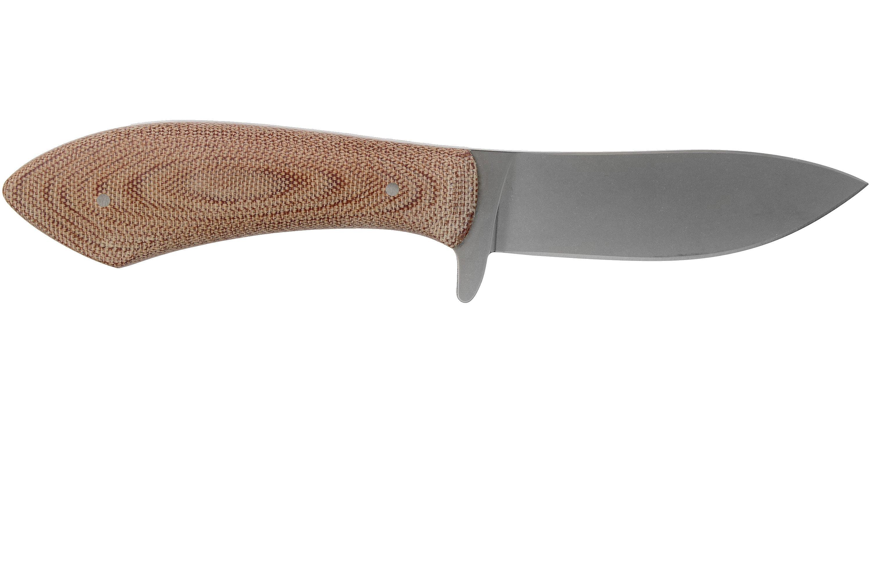White River Knives Sendero Bush hunting knife Natural Canvas Micarta