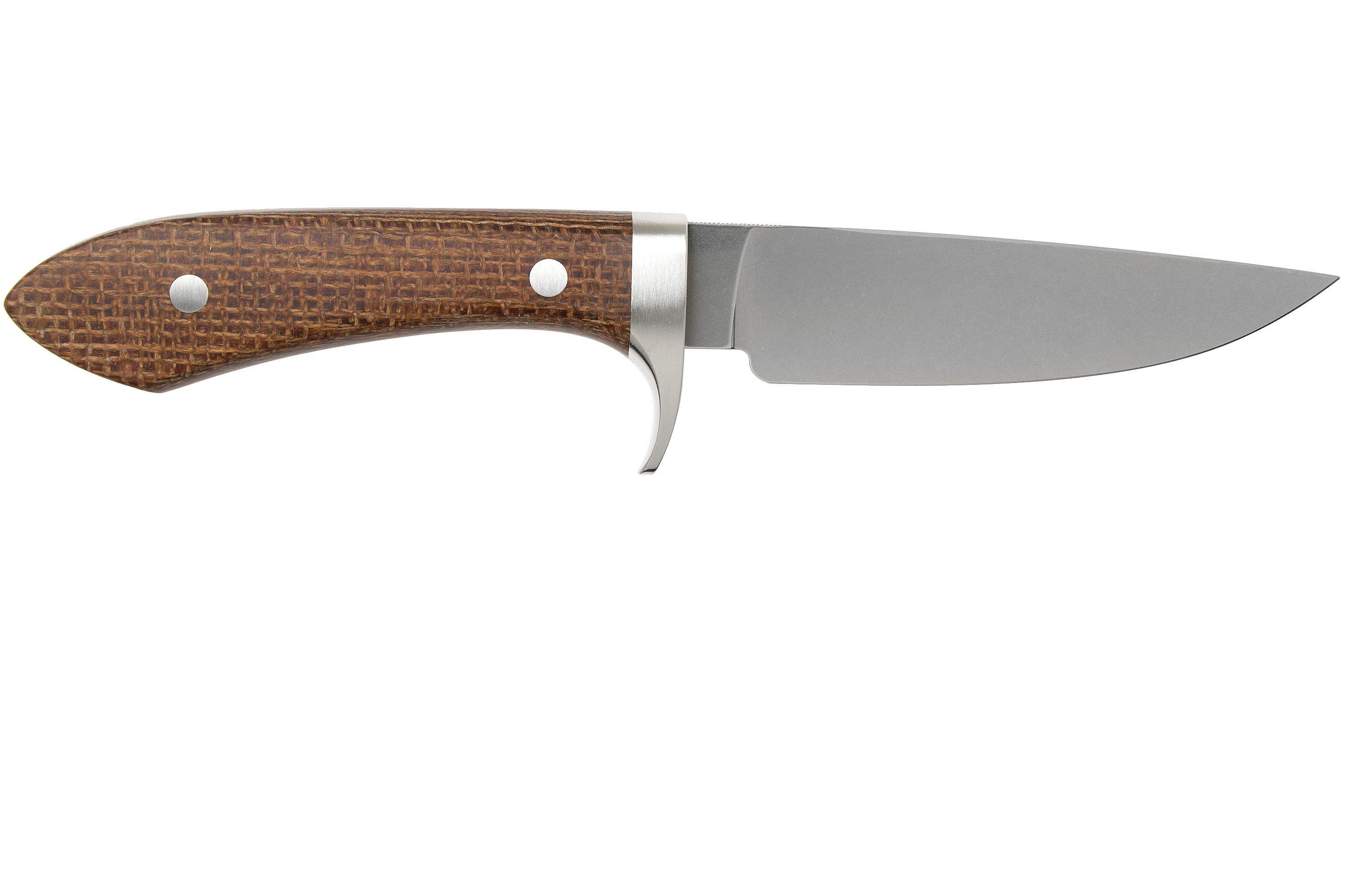 White River Knives Sendero Classic Jagdmesser Natural Burlap Micarta
